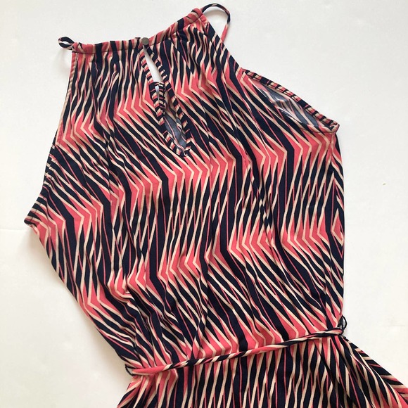 Banana Republic Geometric Print Halter Dress - Picture 5 of 7